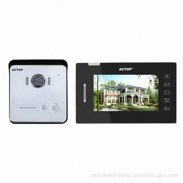 Hot Sale 7-inch Touch Button Color Video Door Phone Memory